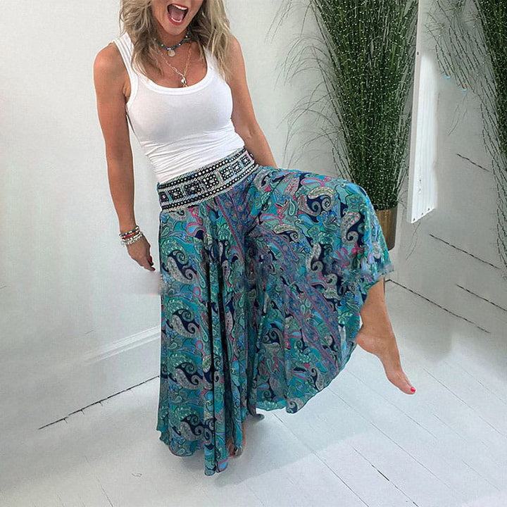 Jane™ | Boho Chic Geniş Paça Pantolon