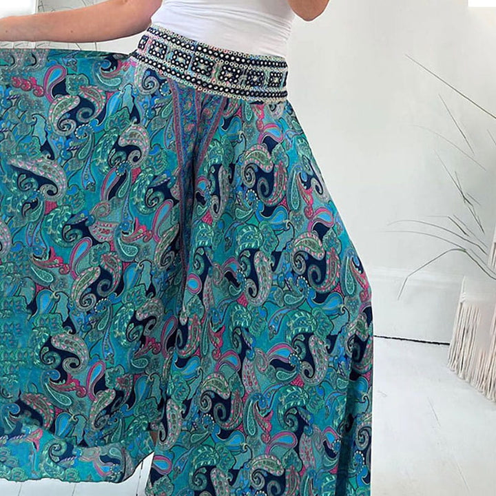 Jane™ | Boho Chic Geniş Paça Pantolon