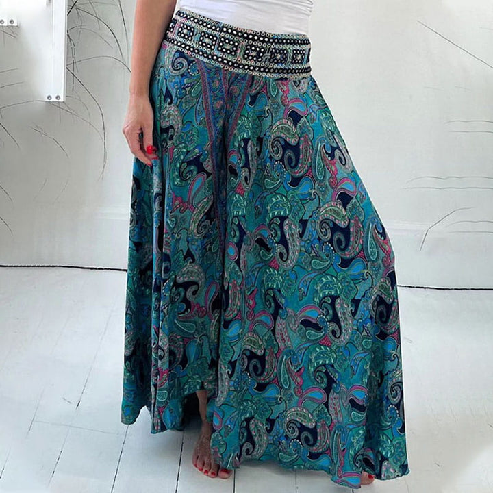Jane™ | Boho Chic Geniş Paça Pantolon
