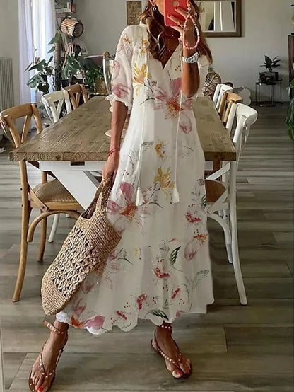 Dianna™ - Boho Karın Kapatıcı Elbise 